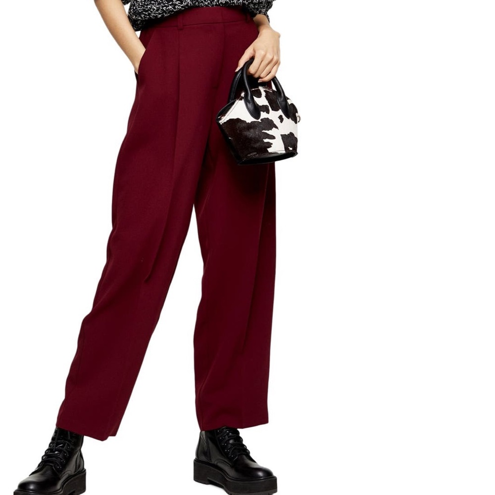 Topshop Lulu Elastic Back Trousers